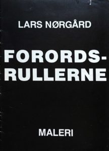 FORORDSRULLERNE, Catalogue, Eks-Skolens Forlag, Copenhagen 1985