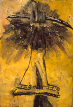 Skater, 170 x 120 cm, acrylic on canvas, 1983. Private Collection