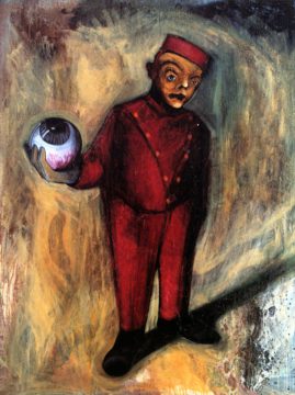 Bull´s Eye, 166 x 125 cm, oil on canvas, 1994. Private Collection